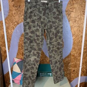 Lucky Brand Camouflage Straight Leg Cargos
